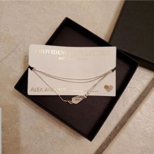 Alex and Ani sterling silver wing necklace